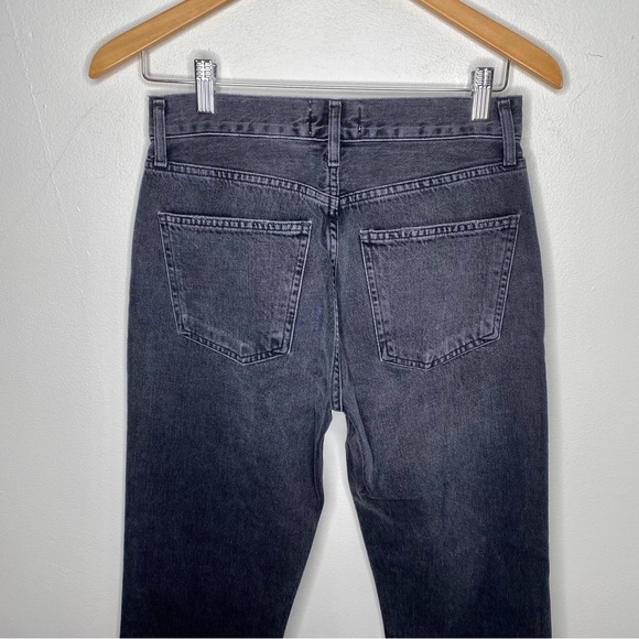 Agolde Ripley Straight Leg Black Jeans - Picture 7 of 8